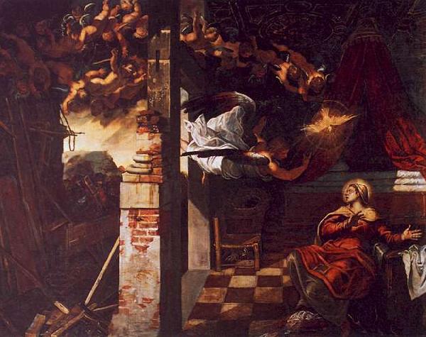 Jacopo Robusti Tintoretto The Annunciation China oil painting art